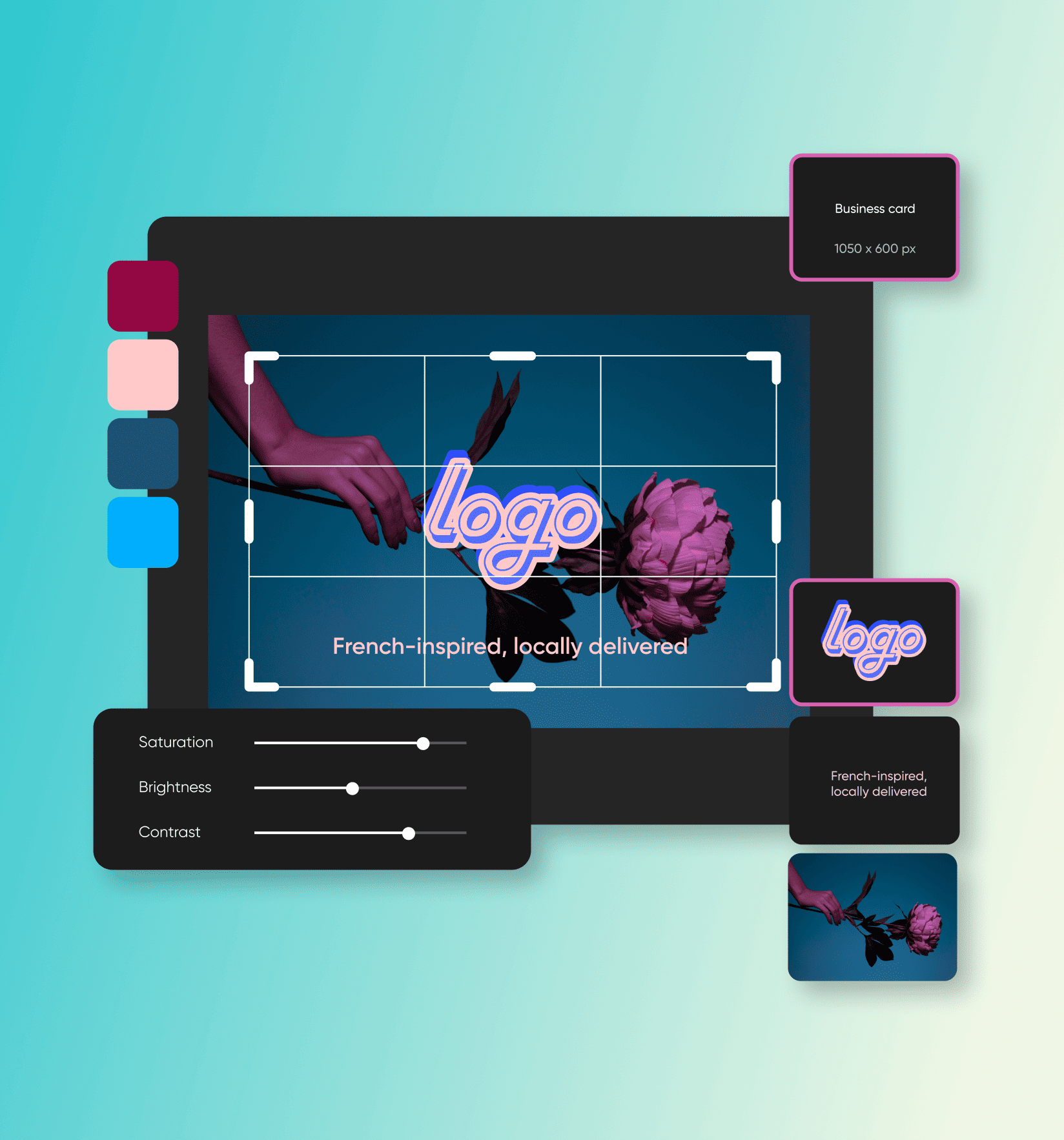 PicsArt app editing preview screenshot